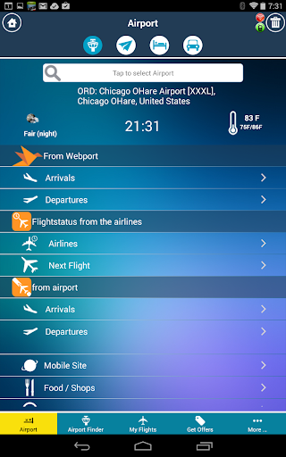 【免費旅遊App】Chicago O'Hare Airport+Tracker-APP點子