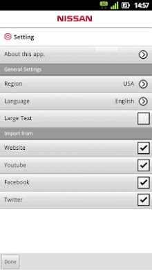 NISSAN GLOBAL App