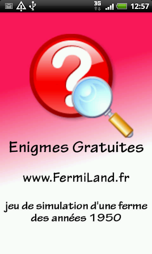 Enigmes Gratuites de Fermiland