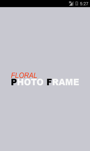 Floral Photo Frame