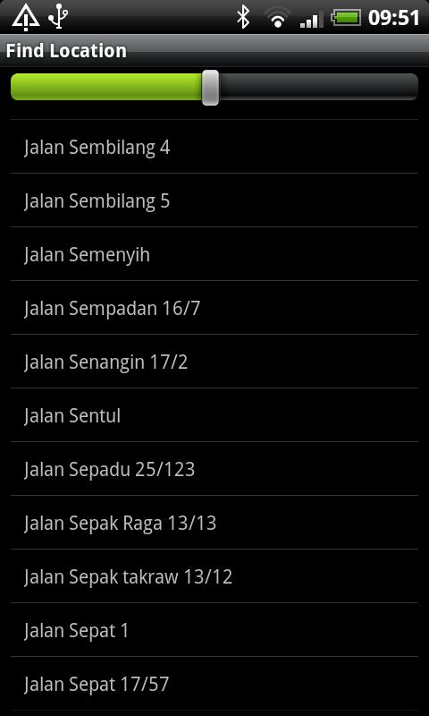 Kuala Lumpur Street Map Screen 2