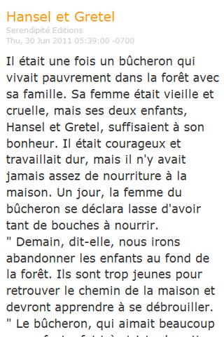 Contes, fables et légendes Screen 3