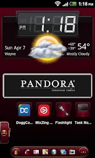 Lastest TSF Shell Theme Burgundy HD APK for Android