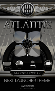 Next Launcher Theme Atlantis - náhled