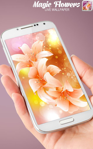 Magic Flowers Live Wallpaper