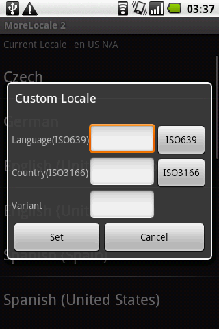MoreLocale 2 - screenshot