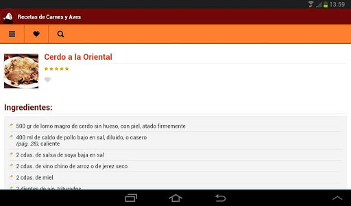 【免費書籍App】Recetas de Carnes y Aves-APP點子