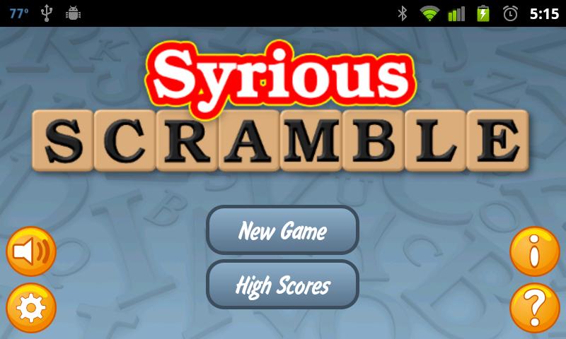 Android application Syrious Scramble® Full screenshort