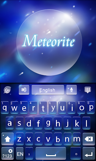 Meteorite GO Keyboard Theme