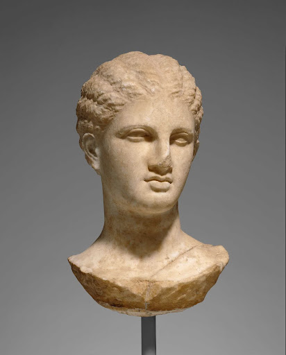 Head of a Young Woman from a Grave Monument