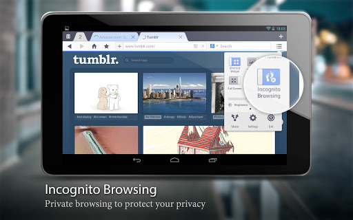 UC Browser for Android Tablet