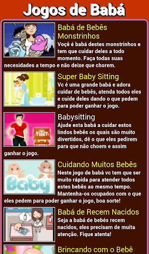 Jogos de babá