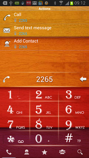 RocketDial Wood2nd Theme