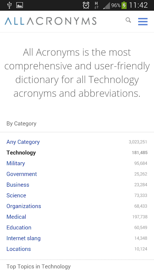 All Acronyms Android Apps on Google Play