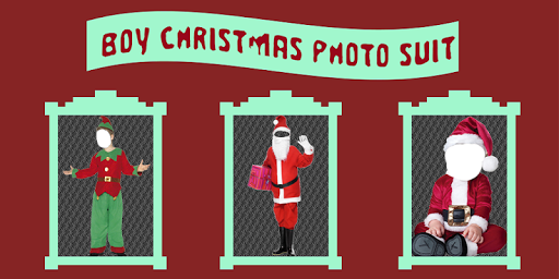 Boy Christmas Photo Suit