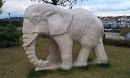 Steinerner Elefant