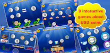 Amazing Coin(USD) -#1 Coin learning games for kids APK