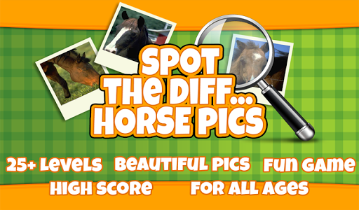FREE Spot The Difference Horse