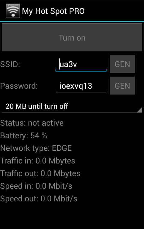 My Hot Spot PRO Screen 3