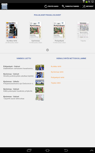 【免費新聞App】Pohjalaiset paikallislehdet-APP點子