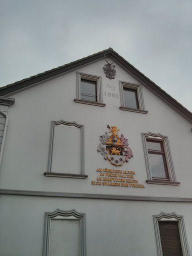 Altes Haus Mit Wappen