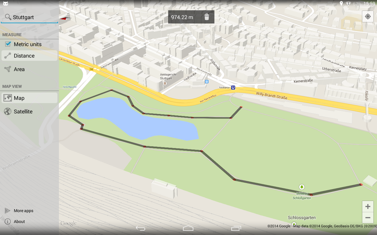 Maps Measure App Android su Google Play