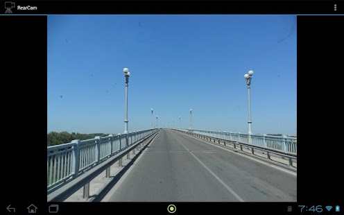 Capture d'ecran de l'application Android USB camera as Rear View Camera
