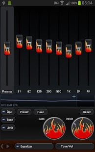 Poweramp Fire Skin - screenshot thumbnail