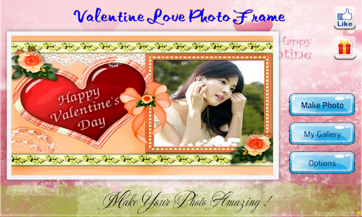 Valentine Love Photo Collage