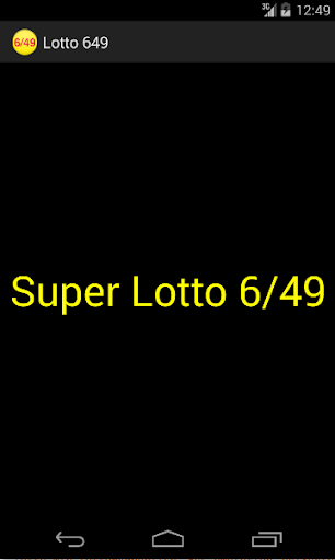 Philippine Lotto 6 49 Picker