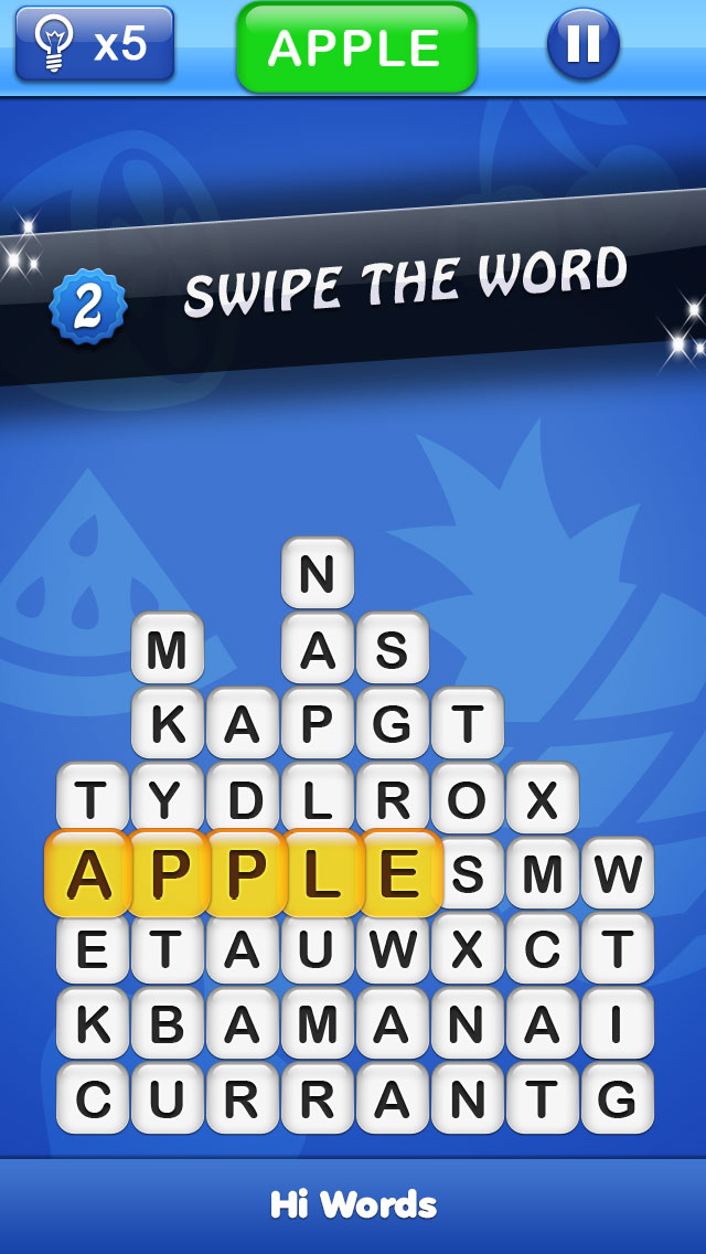 Hi Words - Word Search Game Screen 2