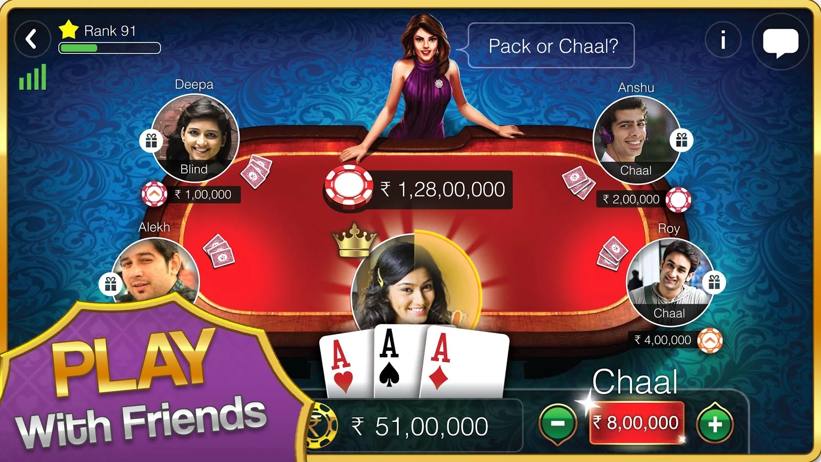 Teen Patti Gold ♠ Indian Poker - screenshot