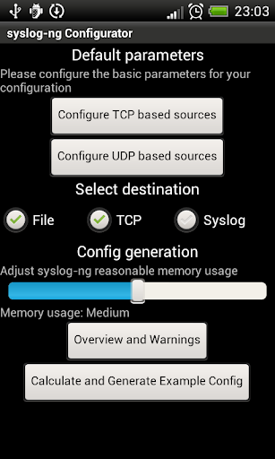 syslog-ng configurator