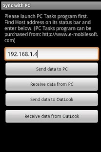 e-Mobile Task (Outlook Sync) Screenshots 4