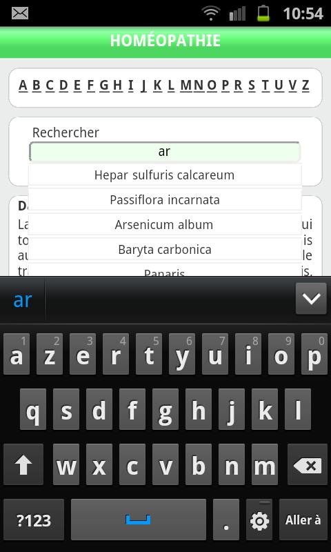 Guide Homéopathie Screen 3