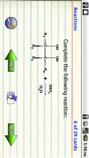 "Organic Chemistry Flashcards App for Android" icon