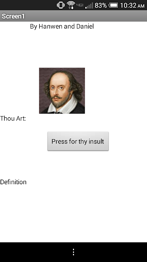 Shakespeare Insult Generator