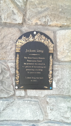 Jackson Drug Original Site Historic Marker