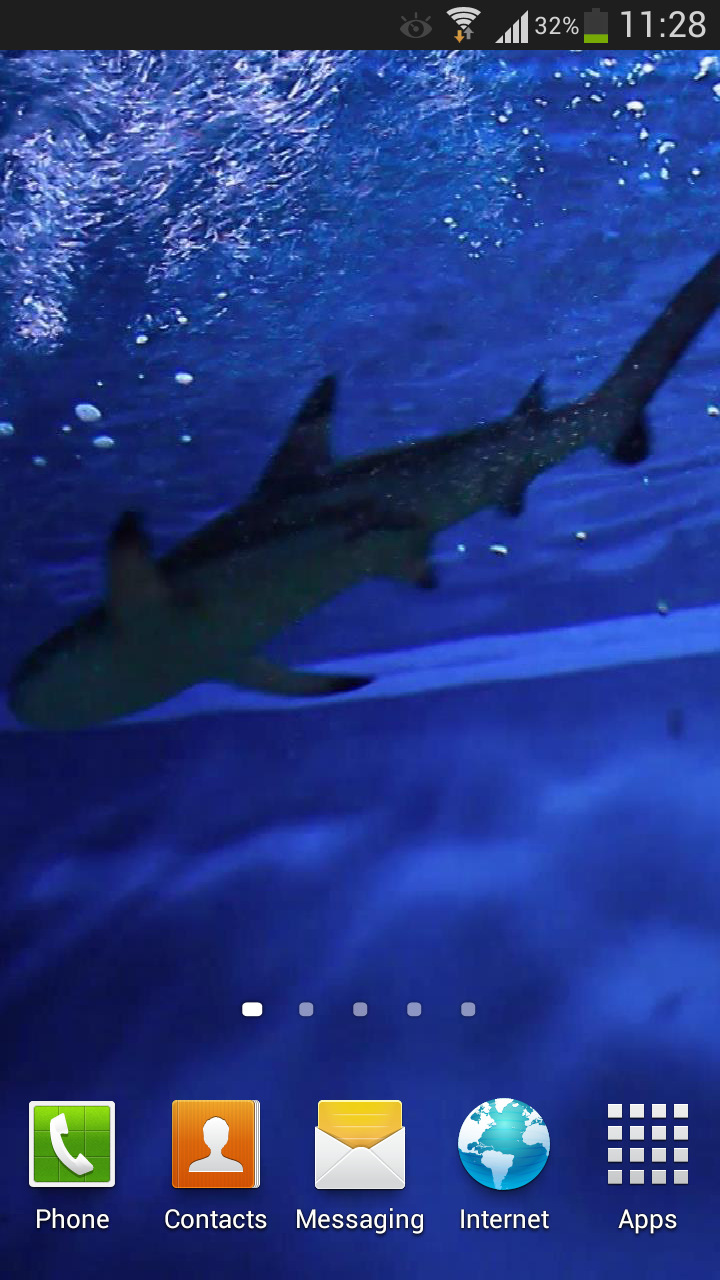 Sharks Live Wallpaper HD Screen 2