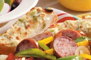 Creamy Onion Garlic Bread