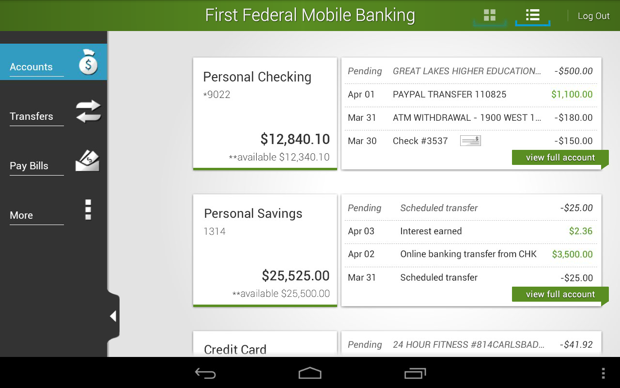 First Federal Mobile Banking Android Apps on Google Play