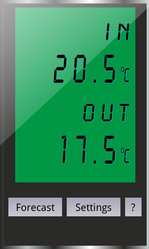 Android application Thermometer Free screenshort