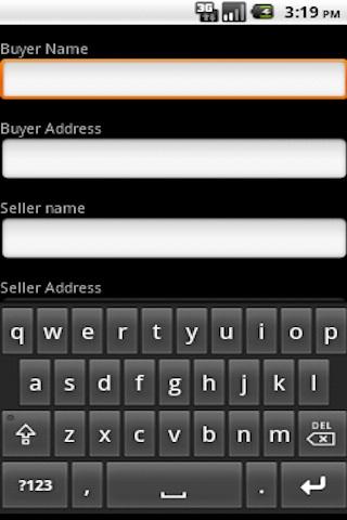 Sell My Stuff Screen 1