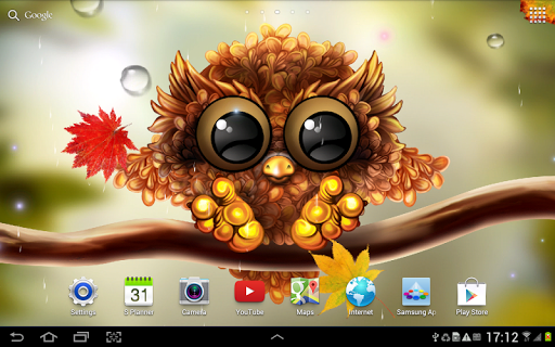 【免費個人化App】Autumn Little Owl Wallpaper-APP點子