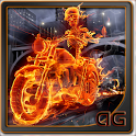 Skeleton Rider In Fire MagicFX icon
