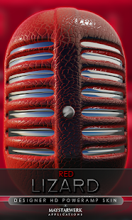 How to install Poweramp skin red lizard 3.02 unlimited apk for pc