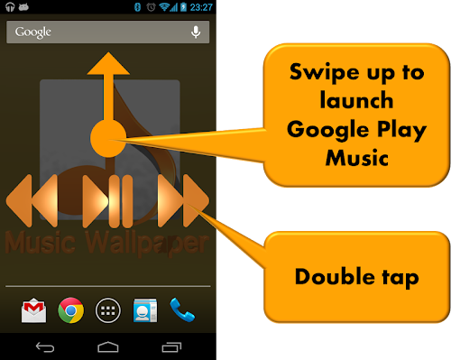 Android application Music Wallpaper: Album Art screenshort