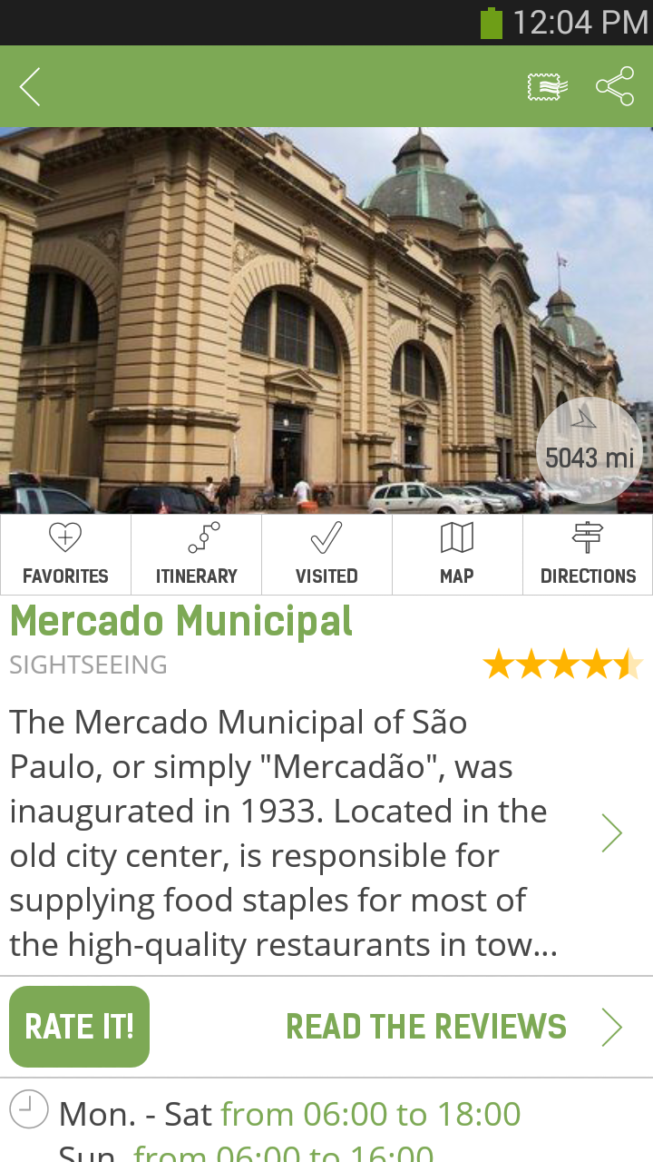 São Paulo Travel Guide – mTrip Screen 2