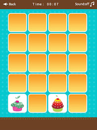 记忆匹配游戏与纸杯蛋糕图像 poster 11