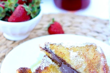 Nutella Stuffed French Toast